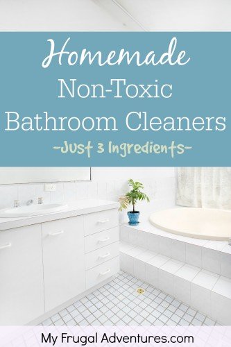 Homemade Non-toxic Bathroom Cleaner