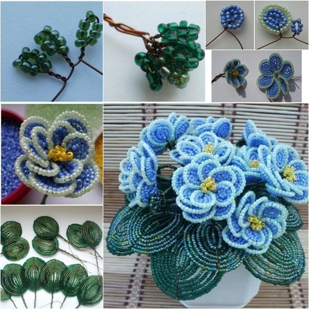 Bead-Woven Flowers: Jewelry Projects, Parts, and Patterns - FeltMagnet
