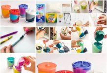 DIY Colorful Block Candles from Broken Crayons DIY Colorful Block Candles from Broken Crayons