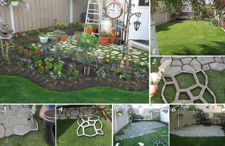 DIY Concrete Cobblestone Path Tutorial