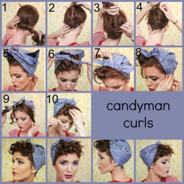 How to DIY Candyman Curls Hairstyle