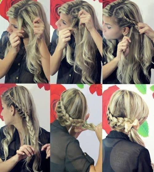 How to DIY Girls Side Braid Hairstyle 3
