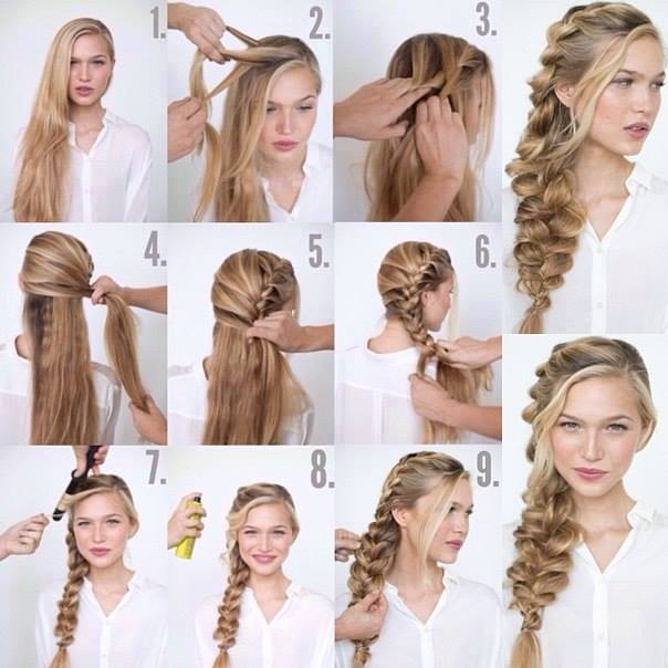 How to DIY Girls Side Braid Hairstyle