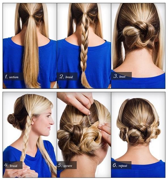 How to DIY Girls Side Braid into Bun Hairstyle