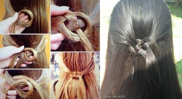 How to DIY Knot Hairstyle