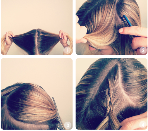 How to make Heart Shaped Braided Hairstyle02