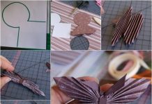 DIY Paper Butterfly with Paper Scrap butterfly f