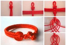 DIY Chinese Lute Knot Bracelet chinese knot bracelet