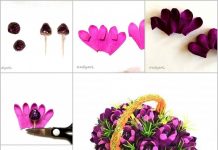 DIY Beautiful Chocolate Flower Bouquet chocolate flower bouquet f