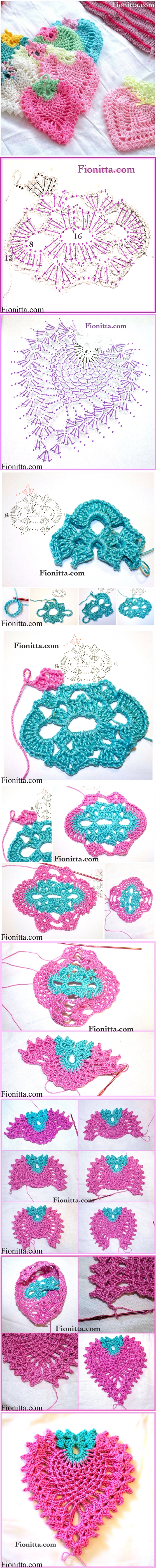 crochet strawberry pattern tutorial
