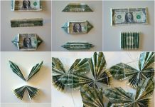 DIY Dollar Bill Butterfly DIY Dollar Bill Butterfly