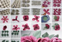 DIY Beautiful Upcycled Roses from Egg Carton Box DIY Egg Carton Rose Bouquet tutorial