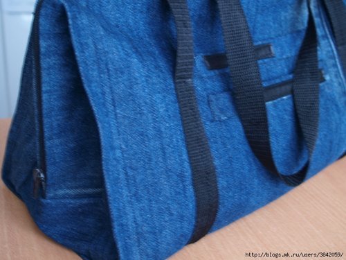 DIY Cool Handbag from Old Jeans Free Sew Pattern & Tutorial