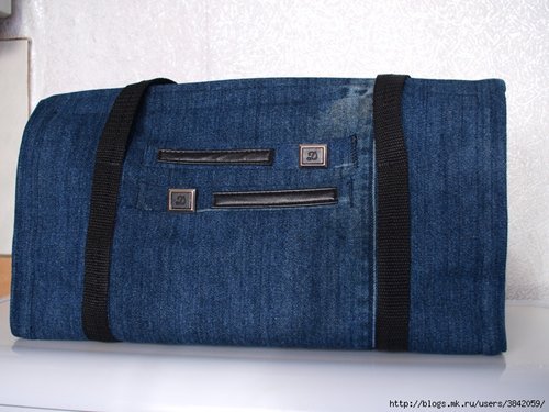 DIY Cool Handbag from Old Jeans Free Sew Pattern & Tutorial