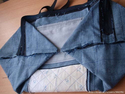 DIY Cool Handbag from Old Jeans Free Sew Pattern & Tutorial