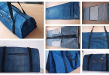 DIY Cool Handbag from Old Jeans Free Sew Pattern & Tutorial DIY Cool Handbag from Old Jeans Free Sew Pattern & Tutorial