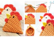DIY Easter Chicken Free Crochet Patterns DIY Easter Chicken Bean Bag Free Crochet Pattern