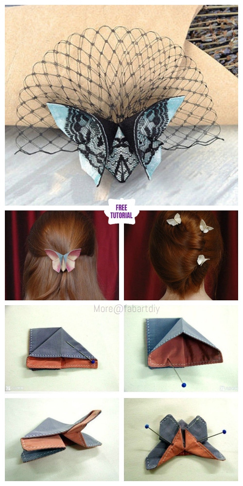 DIY Fabric Origami Butterfly Tutorial