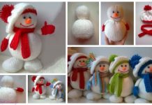 8 DIY Knitted Winter Hat Snowman Free Knitting Patterns DIY Knitted Winter Hat Snowman Free Knitting Patterns