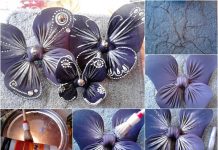 DIY Nylon Butterfly from Old Tights nylon butterfly f