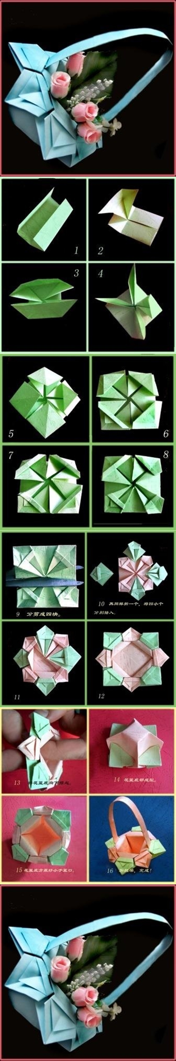 DIY Origami Paper Basket