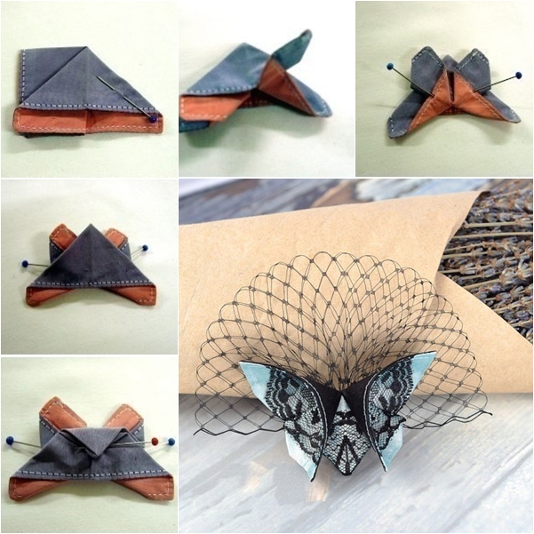 DIY Fabric Origami Butterfly Tutorial