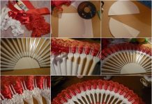 DIY Upcycled Plastic Fork Fan plastic fork fan f
