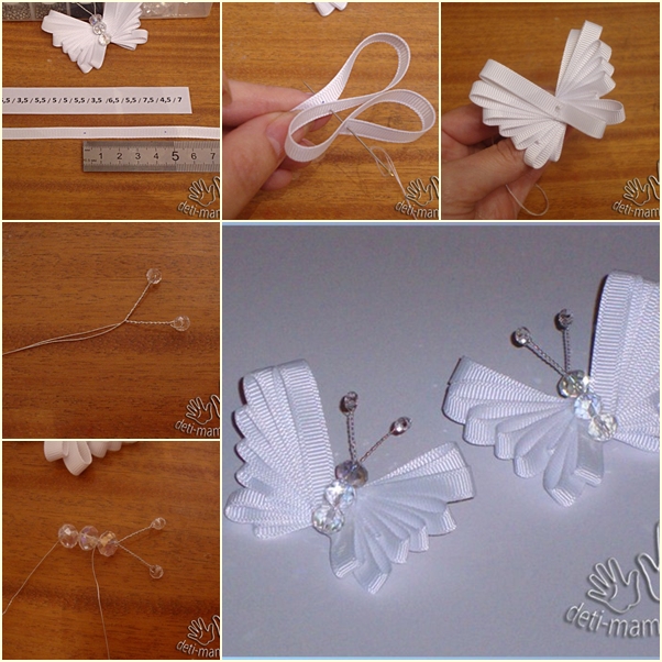 Easy DIY Ribbon Butterfly Tutorial with Video