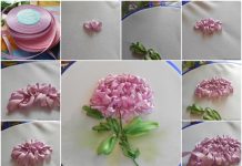DIY Ribbon Embroidery Chrysanthemum ribbon embroidery chrysanthemum f