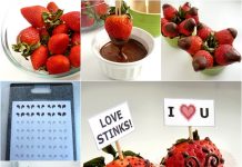 DIY Lovable Ladybug Chocolate Strawberry strawberry bug f