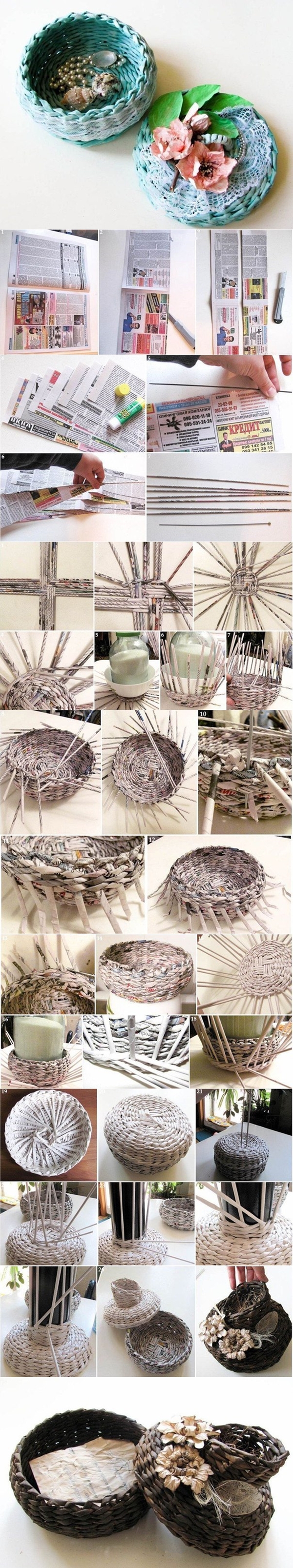 weaved basket tutorial