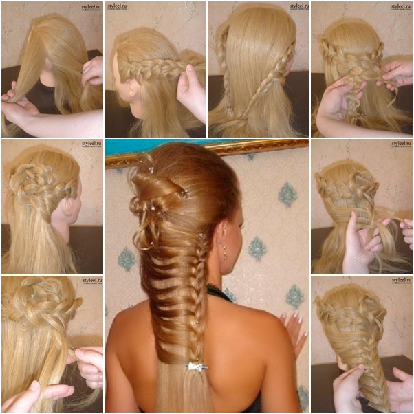 Beautiful braided hairstyle