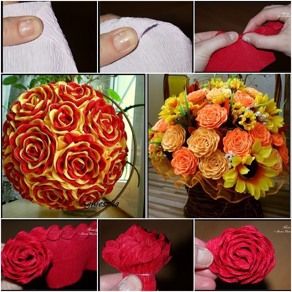 DIY Crepe-Paper Flowers