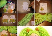 How to Make Cute Beaded Felt Baby Doll DIY Tutorial Cute felt baby doll