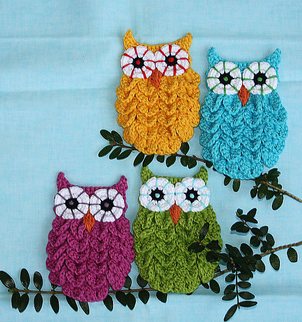 DIY Crochet Crocodile Stitch Owl Pattern