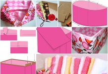 How to Make Foldable Fabric Storage Organizer with Cardboard Insert Foldable Organizer with Cardboard insert