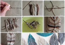 How to Handmake Feathers with Thread How to DIY Thread Feather