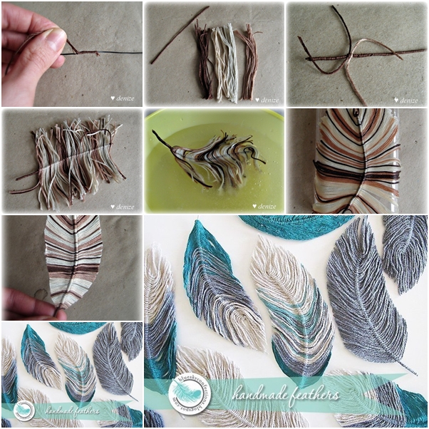 How to Handmake Feathers with Thread