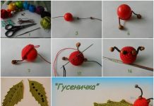How to Knit Colorful Toy Caterpillar Knitted toy caterpillar