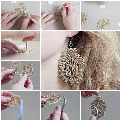 Lace earring