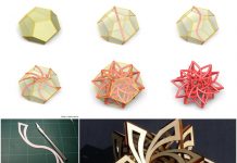 How to Make 3D Magnificent Cardboard Geometric Sculpture Magnificent Cardboard Geometric Sculpture