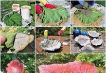How to DIY Sand Cast Birdbath in Leaf Shape DIY LEAF shaped Sand Cast Birdbath tutorial with video
