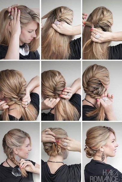 Side braided hairstyle2