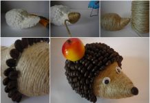 How to DIY Cute Coffeebean Hedgehog for Air Refresher diy cute coffeebean hedgehog