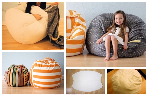 DIY: Sew a Kids Bean Bag Chair in 30 Minutes - Project Nursery