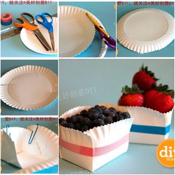 paper plate basket