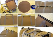 Classic Safari Duffle Bag Free Sewing Pattern DIY duffle bag