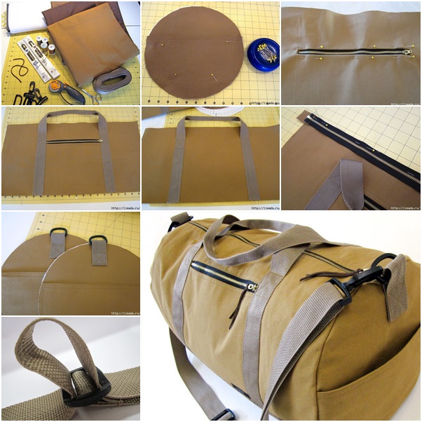 Diy duffle 2025 bag no sew