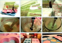 How to DIY Colorful and Aromatic Layered Soap DIY heart shaped layered soap