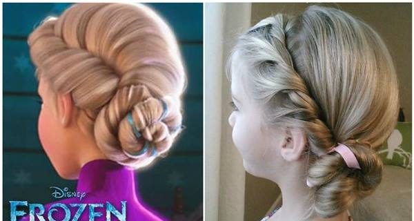 Disney Frozen Coronation Hairstyle